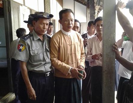 Htin Lin Oo at his court hearing